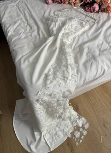 فستان سهرة أنيق لون سكري