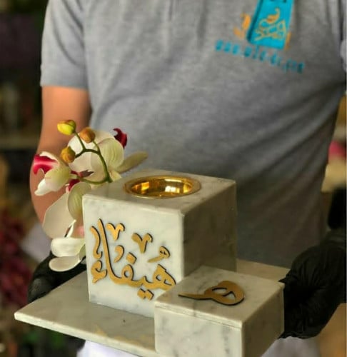 مبخرة رخام بالاسم