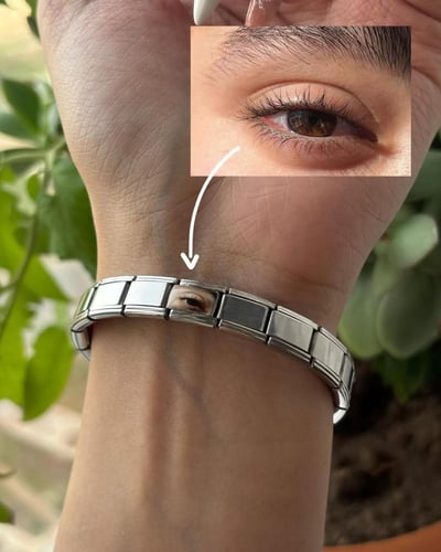 اسوارة بحفر وطباعه صوره عيون