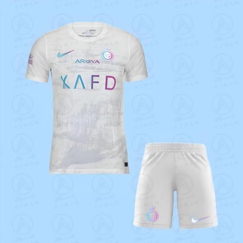 طقم النصر الجديد لون أبيض 2024