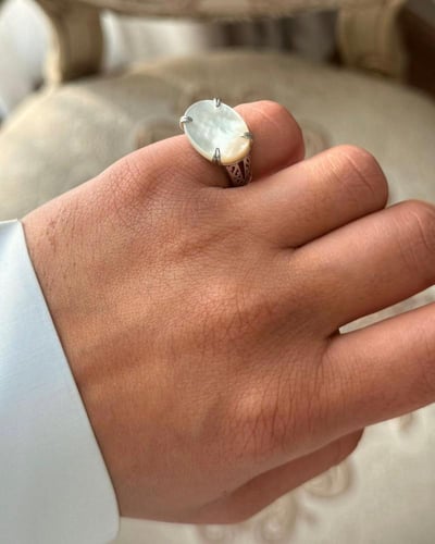 خاتم ملكي فضة عيار 925