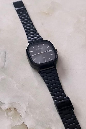 ساعة كاسيو LTP اسود مينا اسود