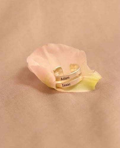 خاتم فضه إيطالي عيار 925