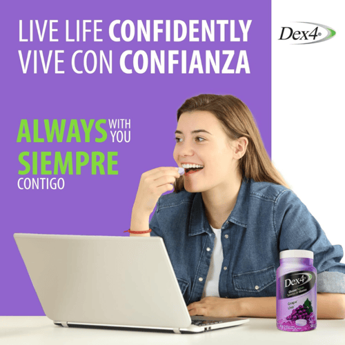 جلكوز العنب Dex4 حجم كبير