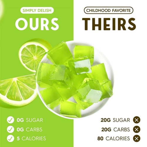 جلي خالي من السكر لايم