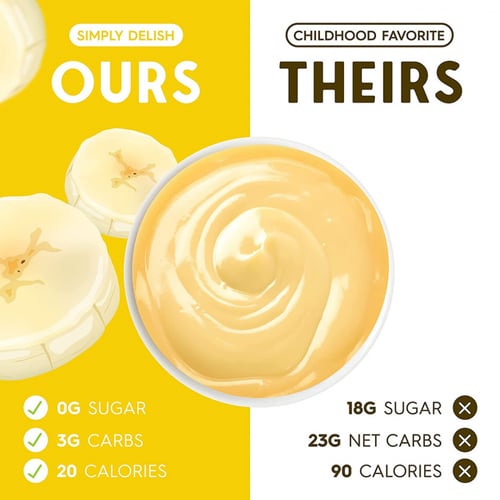 حلا موز ( بودنج ) بدون سكر