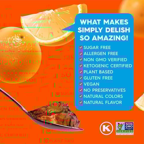 جلي خالي من السكر برتقال