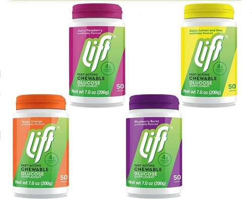 اقراص جلكوز حجم كبير