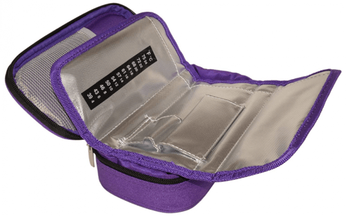 حافظة انسولين مع 3 اكياس جل