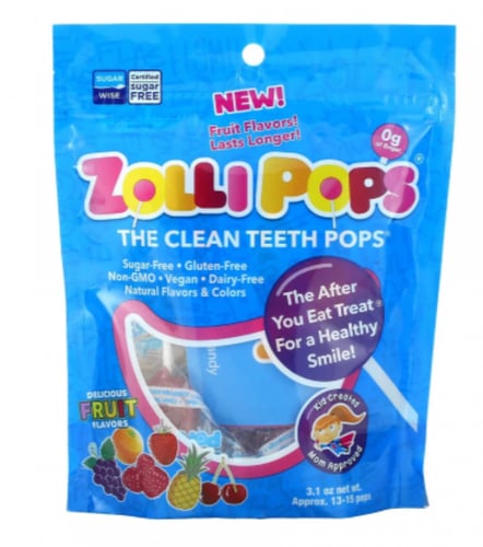 مصاصات خالية من السكر نكهات متنوعة