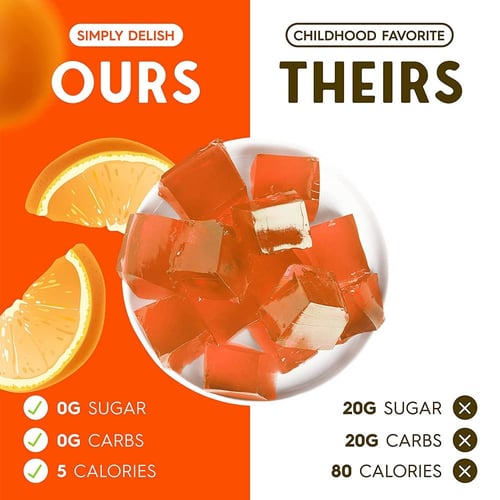 جلي خالي من السكر برتقال