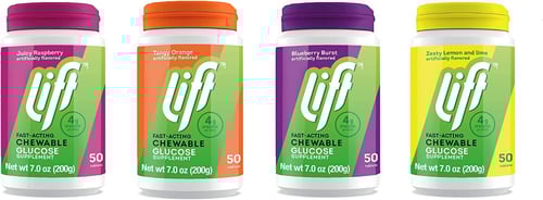 اقراص الجلكوز حجم كبير