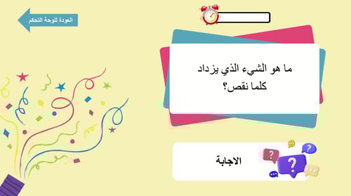 فعالية العيد (تحديات, مسابقات, وضحك) ملف بوربوينت