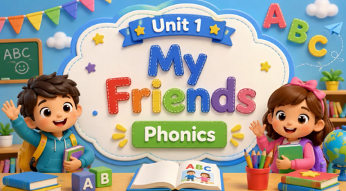 We Can1 -UNIT1-my Friends -phonices انجليزي - صف اول ابتدائي