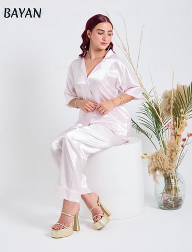 بجامه قطعتين-وردي