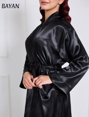 روب عروس أسود