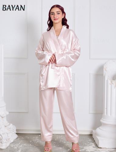 بجامه 3 قطع-لحمي