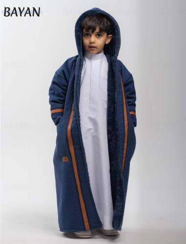 فروة كحلي جلد جملي