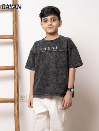 تيشيرت مغسول - الثقافة السعودية