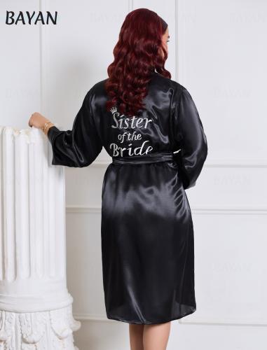 روب عروس أسود