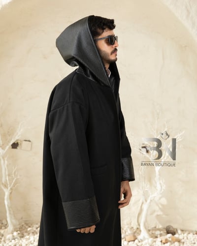 فروة رجالي أسود