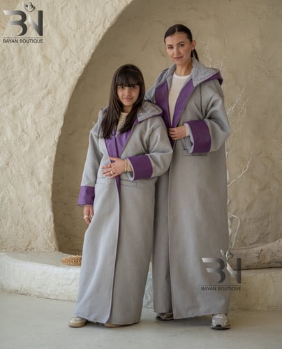 فروة رصاصي جلد موف