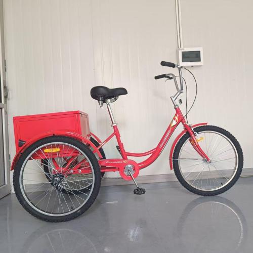 دراجة ثلاثية العجلات مع صندوق تصميم مريح وإطار فول...