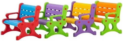 كرسي انتظار اطفال بلاستيك ملون