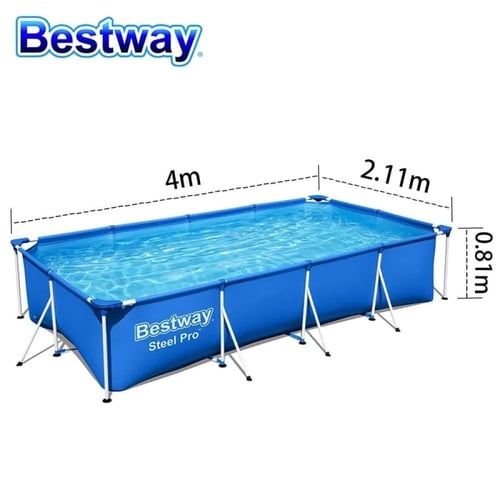 مسبح شراع مستطيل 400CMX211CMX81CM ازرق