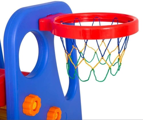 زحليقة مع لعبة كرة سلة