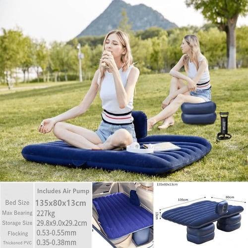 مرتبة سيارة هوائية للتخييم مع 2 كرسي نفخ وطرمبة هو...