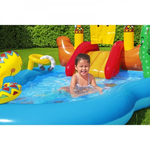 بست واي® مركز العاب الوحش مع زحليقة 264X188X140CM...