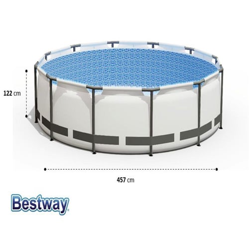 مسبح اعمدة دائري 457X122 CM رصاصي