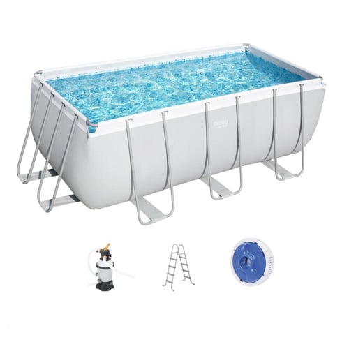 مسبح اعمدة متسطيل رصاصي412X201X122CM