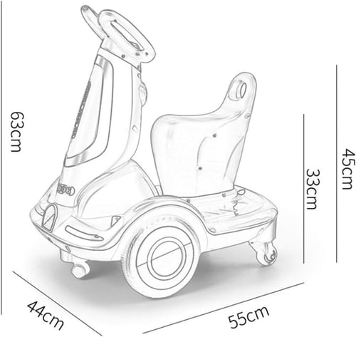 سيارة كهربائية للأطفال سكوتر الأولاد والبنات تحكم...