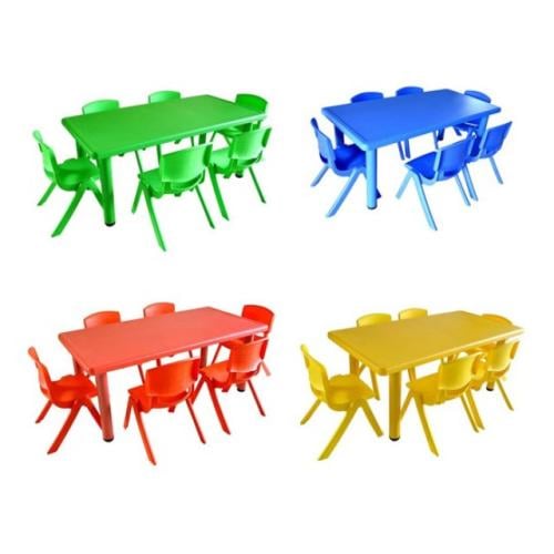 طاولة اطفال مستطيلة 60*120 cm امنة ومتينة