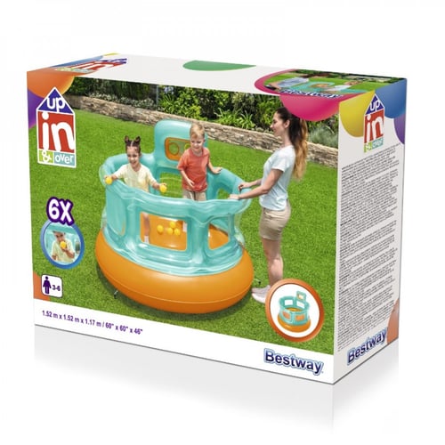 نطاطة جوانب شفاف مع 6 كورة