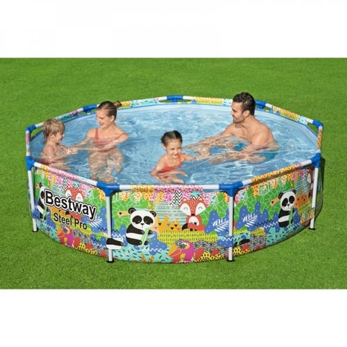 مسبح شراع فريم ملون مطبوع 274X66CM 26-5612F