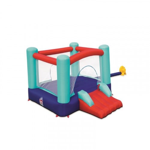 نطاطة الربيع مع زحليقة مع مضخة هواء