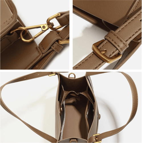 حقيبة كتف ( كريمي )