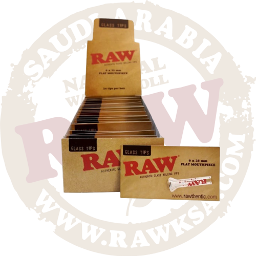 RAW Round Glass Tips