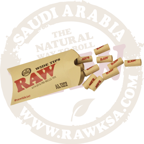 RAW Pre-rolled Wide Tips Pack (1pc)