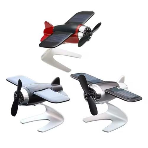 Solar Airplane Model Air freshness Car Accessories