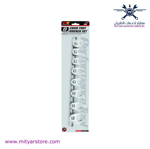 Performance Tool W351 SAE Crowfoot Wrench Set, 8-P...