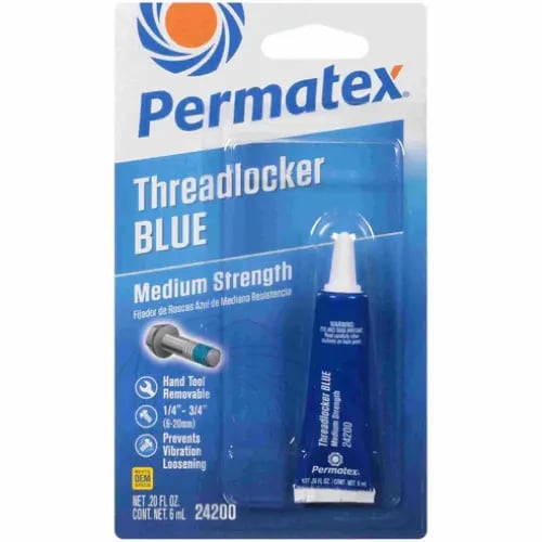 Permatex Medium Strength Threadlocker Blue 6mll