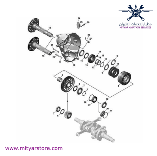 Rotax 912 Gearbox Oil Seal PN: 950470 (40x55x7)
