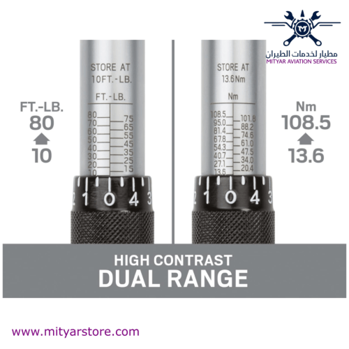 TEKTON 3/8 Inch Drive Click Torque Wrench (10-80 f...