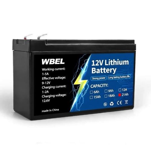 بطارية 15 امبير ( ليثيوم )+شاحن