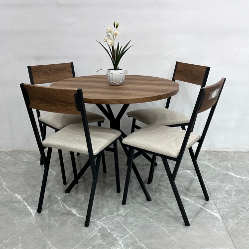 طاولة طعام خشب 4 كراسي