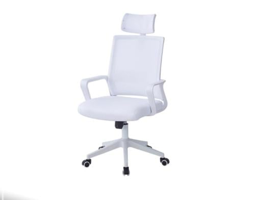 كرسي دوار لون ابيض